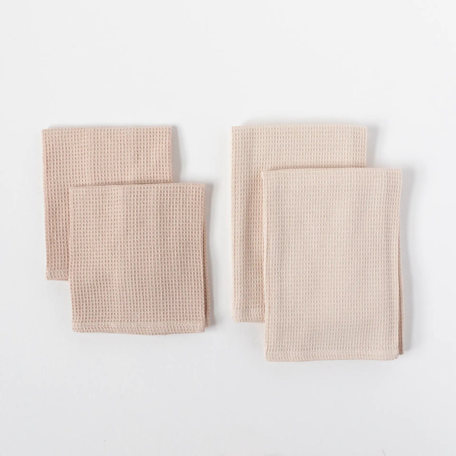 Linen Kitchen Towel Set of 4 Cream Color